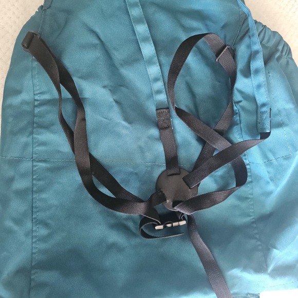 Jwthee Gardening Apron with Pockets‎ Adjustable Teal Harvest Bag - Picture 10 of 14